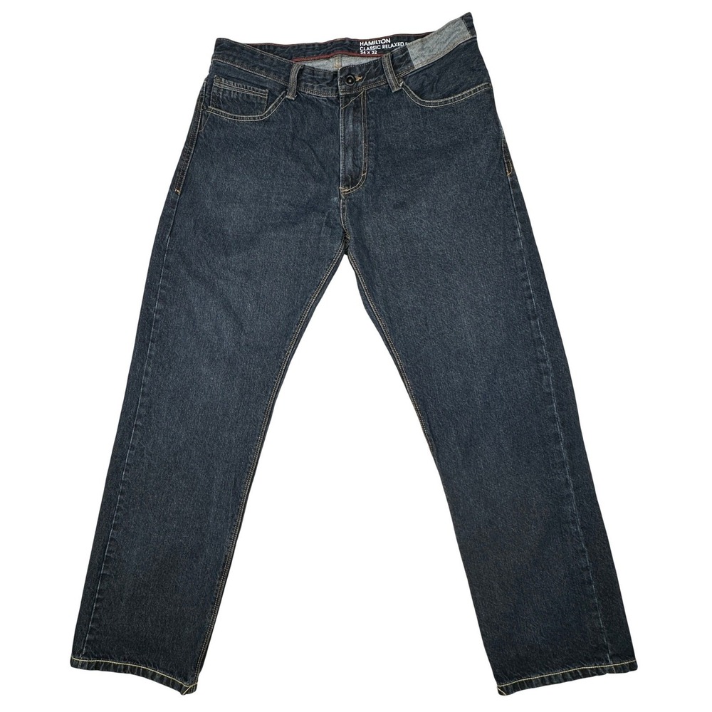 Union‎ Hamilton Classic Relaxed Dark Wash Jeans Men's 34x32